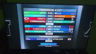 NFL Timetable Week 18 2