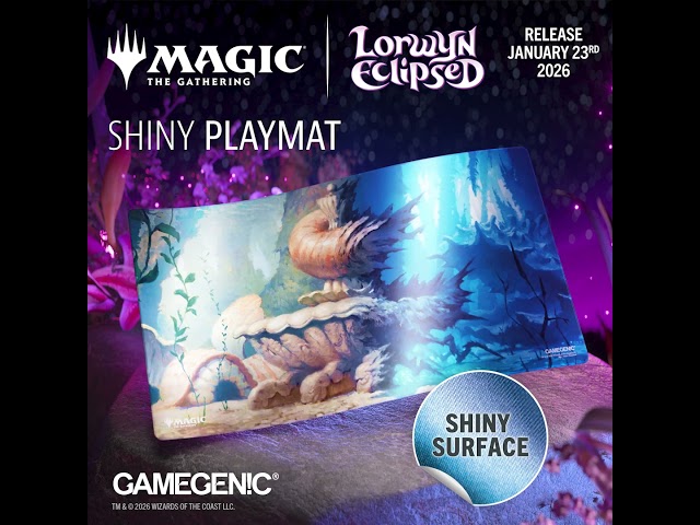 Vídeo relacionado con Gamegenic MTG Lorwyn Eclipsed Playmat Twilight Diviner, Accesorio de Juego, Tapete Impreso a Todo Color, Multilingüe