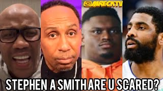 Stephen A Smith Destroyed By Stephon Marbury For Violating Zion Williamson & Dissing Kyrie Irving