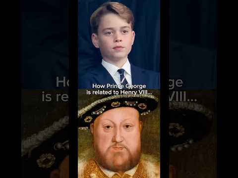 How Prince George & Henry Viii are related 👑 #history #tudorhistory #tudors #henryviii #royals