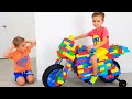 Vlad And Niki Ride On Toy Sportbike Play With Toys