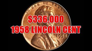$336,000 LINCOLN PENNY - Discover in Pocket Change?  Rare Doubled Die 1958 Coin Worth a FORTUNE!