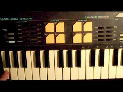 Moby - Porcelain, performed on CASIO SK5