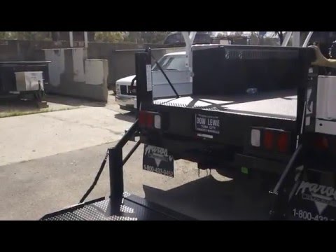 Tommygate G2 Liftgate on a 2016 GMC with Harbor Combo Body