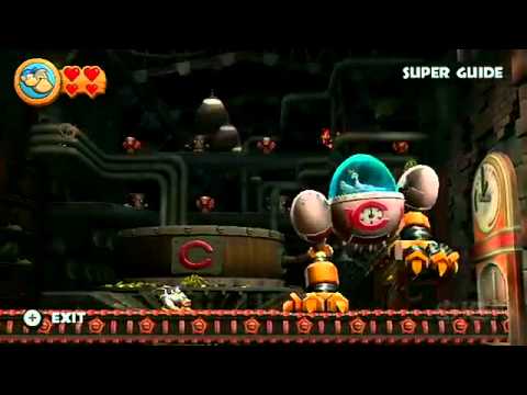 Donkey Kong Country Returns - World 7 Boss: Feather Fiend