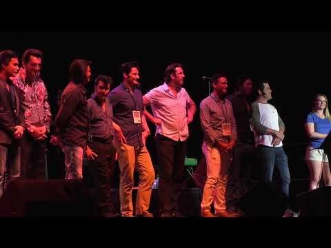 Tom Brown announces Top 10 at Tupelo Elvis Festival 2018 - video by Susan Quinn Sand