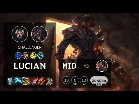 Lucian Mid vs Twisted Fate - EUW Challenger Patch 11.9