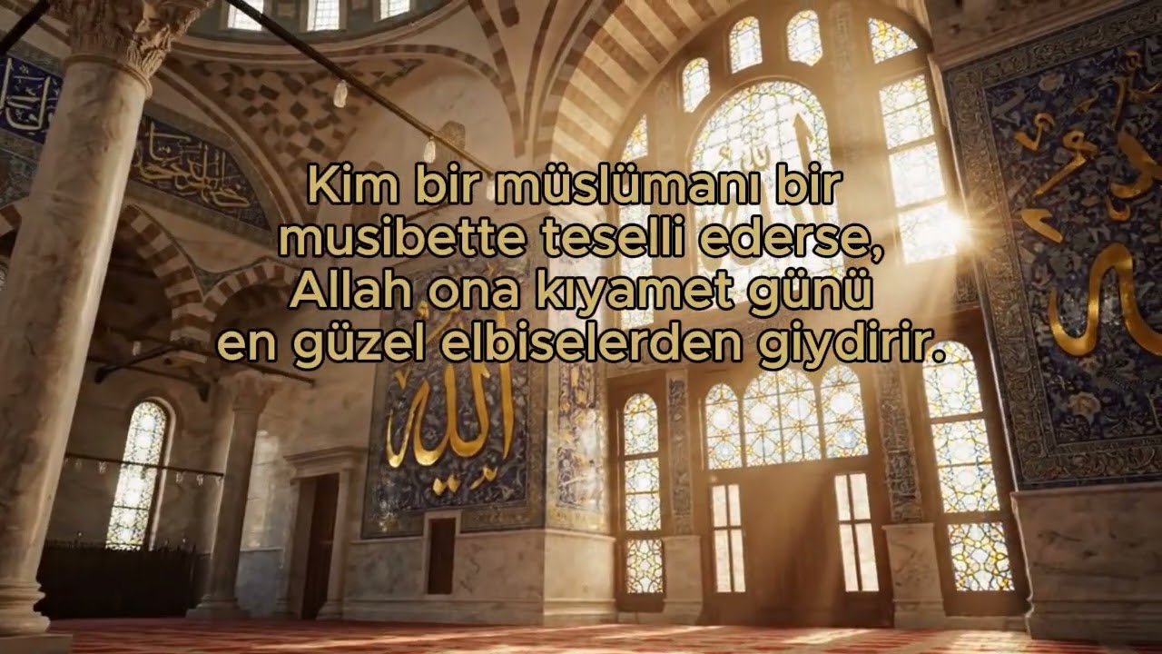 Bir Mümini Teselli Etmenin Mükâfatı | Anlamlı Hadis