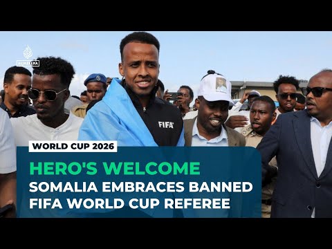 Somali World Cup referee Omar Artan welcomed home as hero after US entry denial