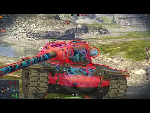 WoT Blitz - Foch 155 - 7.2K (4 Kills )