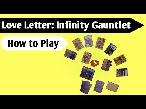 Love Letter - Infinity Gauntlet: How to Play