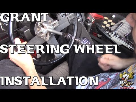 Grant Steering Wheel Install !!!