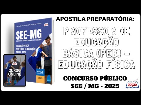 Apostila Professor de Educação Física - Concurso Público SEE / MG - 2025