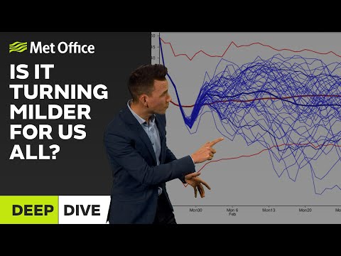 Deep Dive 24/01/2023 – Warmer south, colder north - Met Office Weather Forecast