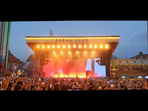 Miriam Bryant and Victor Leksell - tystnar i luren, Live in Stockholm, Gröna Lund, 16th Aug 2022