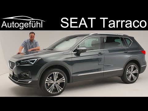 Seat Tarraco REVIEW Premiere all-new SUV Exterior Interior - Autogefühl Video