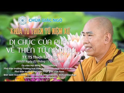 Lời Phật di chúc về thiền Tứ Niệm Xứ - TT. Thích Tâm Đức