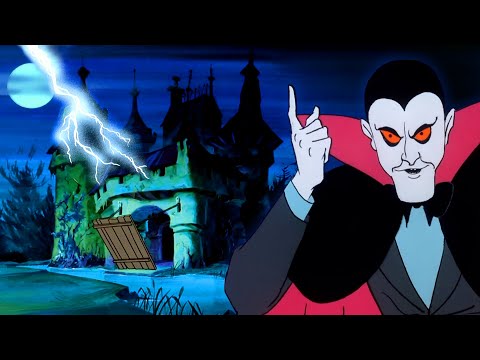 Scooby Doo Haunted Castle Ambience - Thunder, Rain, Wind, Fireplace, Dungeon and Music