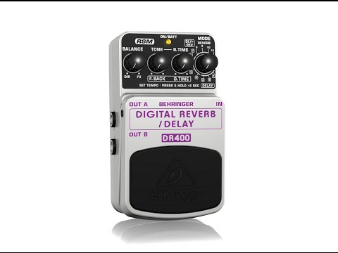 DR400 Digital Reverb/Delay by Behringer | RockBoard