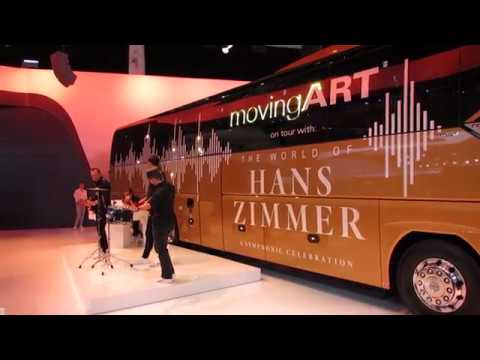 Busworld 2019 - MAN - special show on a bus