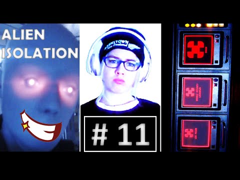Alien Isolation Let's Play (Walkthrough/Girly Gaming) PART 11 - Reactivating the transit control ;-0