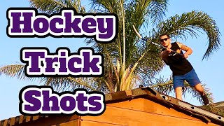 Crazy Hockey Trick Shots From Home