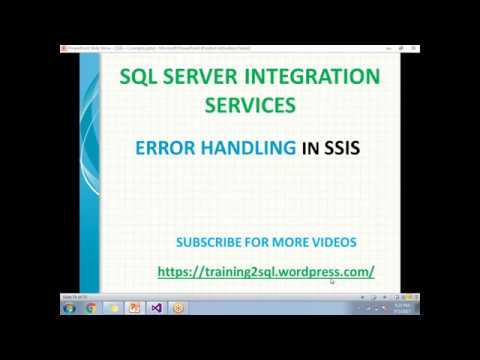 ERROR HANDLING IN SSIS | EVENT HANDLERS IN SSIS
