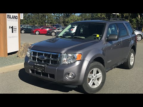 2008 Ford Escape Hybrid W/ Roof Rails, Liftgate Glass Opens Independently Review | Island Ford