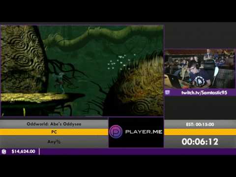 Oddworld: Abe's Oddysee any% in 12:54 (ESA 2016!)