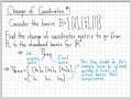 Linear Algebra Example Problems Change Of Coordinates Matrix 1