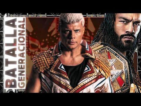 CODY RHODES VS ROMAN REIGNS: Una Batalla Generacional! | HISTORIA COMPLETA