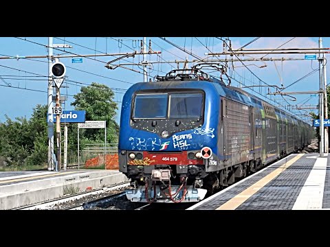 TRENI IN TRANSITO IN EMILIA: 5x Treno IC SUN-ICN, 23x Merci, INV TPER, 5x Regionali TRENITALIA...(1)