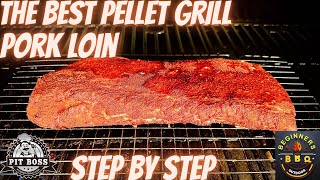 Pit Boss smoke pork loin | how to smoke pork loin on pellet grill