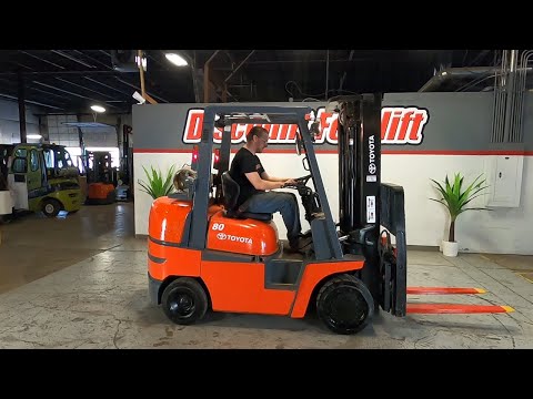 TOYOTA 6-Series 6FGCU35 8,000lb LP (Propane) #0016 - Forklift For Sale