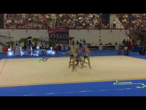 Russian National Team of Rhythmic Gymnastics 5 ribbons - Pre-Olympic Tournament Follonica 2016