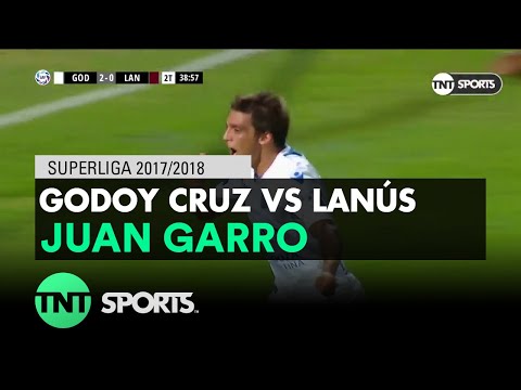 Juan Garro (3-0) Godoy Cruz vs Lanús | Fecha 10 - Superliga Argentina 2017/2018