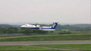 preview picture of video 'ANA(A-net) DHC8-Q314【JA802K】 Take off@RJCN RWY26'