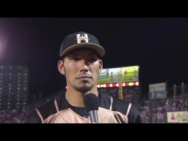 ファイターズ・大田選手ヒーローインタビュー 2018/9/28 E-F