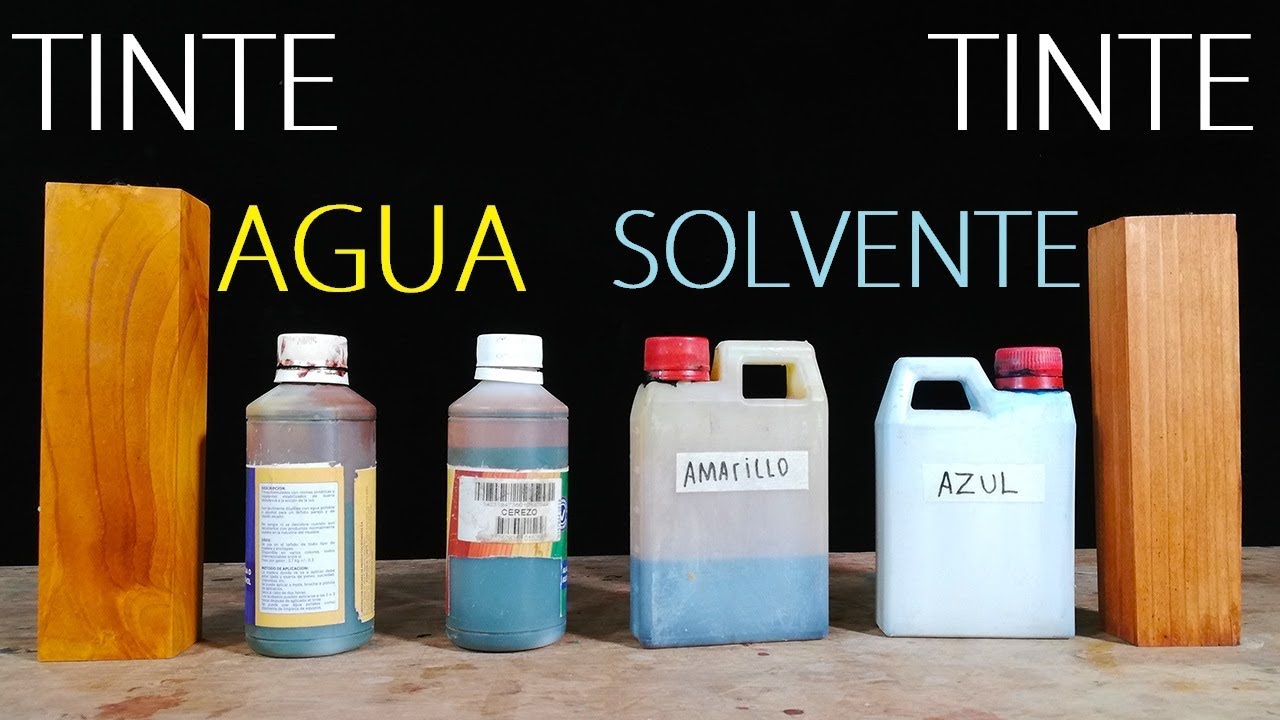 ¿Que Tipo De Tinte Para MADERA Debo Usar Tinte Al AGUA 🏠  - Tinte Al Solvente - Luis Lovon