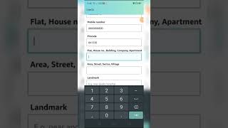 Amazon me adress kaise dale ? #shorts #amazonshopping