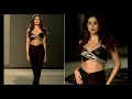 Jhanvi Kapoor In Lakme Ramp Walk Looking Stunning In This Black Dress