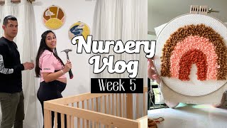 Artwork Above the Crib! | Nursery Vlog Week 5 by Tiffyquake