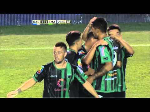 Gol de D. González. Racing 1 - San Martín 1. Fecha 2. Primera División 2016
