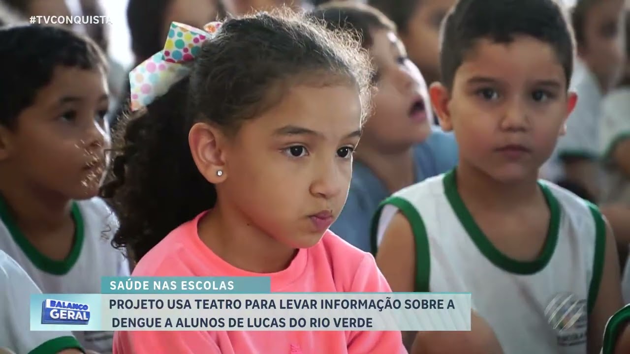Projeto usa arte para ensinar prevenção da dengue em escola de Lucas do Rio Verde