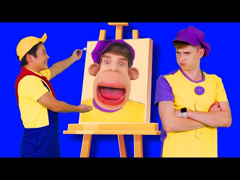 Draw Me Song | Funny Face | Kids Funny Songs