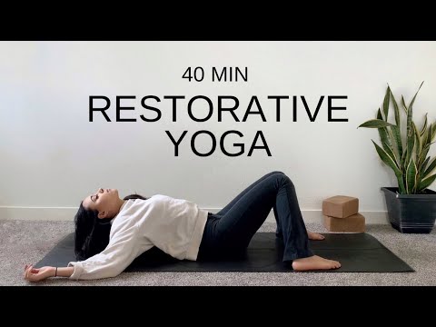 Restorative Yoga & Breathwork | 40 Min Relaxing Practice With Props
