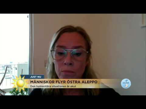 Röda korset har stor hjälpinsats redo – men kan inte gå in i Aleppo - Nyhetsmorgon (TV4)