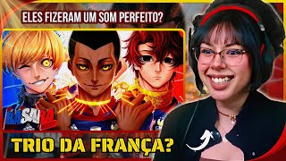 😱 Esse é o Time Da França? — Hugo, Charles & Loki - ALLEZ (Blue Lock) Basara | React + Opinião
