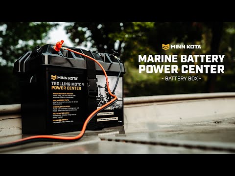 Marine Battery Power Center by Minn Kota | Boat Battery Box