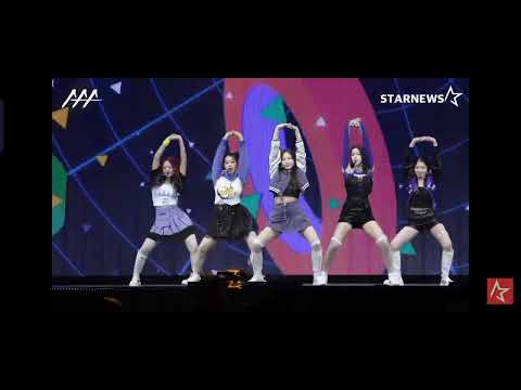 Lapillus performs 'Wow BB' with TFN @ '2022 Asia Artist Awards AFTER STAGE' #lapillus #ctto #kpop